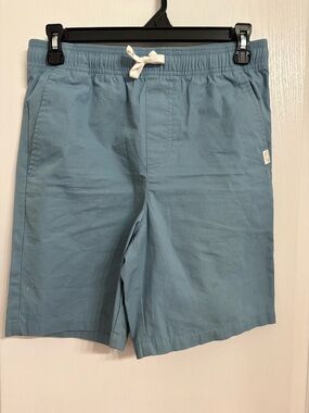 Vineyard Vines Boys Robins Egg Blue Drawstring Elastic Waist Shorts Size L (16)
